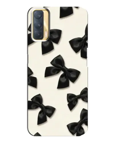 Чехол для OPPO A33 с картинкой «Черные бантики» Чехол для OPPO A33 с картинкой «Черные бантики»