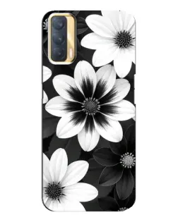Чохол для OPPO A33 з картинкою «Монохромні айстри»
