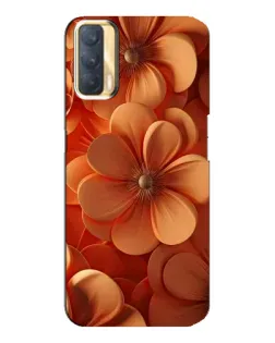 Чохол для OPPO A33 з картинкою «Помаранчева макро квітка»