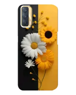 Чохол для OPPO A33 з картинкою «Соняшник та ромашка»