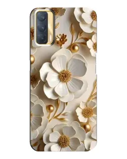 Чохол для OPPO A33 з картинкою «Білі паперові квіти»