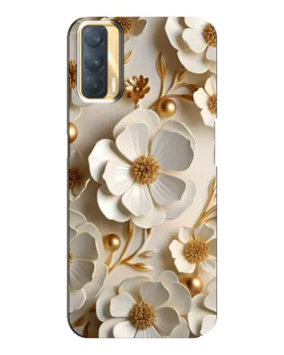 Чохол для OPPO A33 з картинкою «Білі паперові квіти»