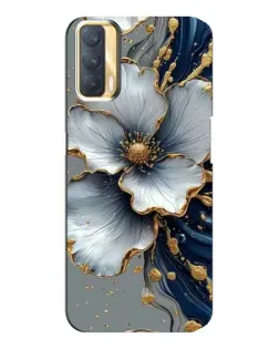 Чохол для OPPO A33 з картинкою «Біла квітка та золотий флюїд»