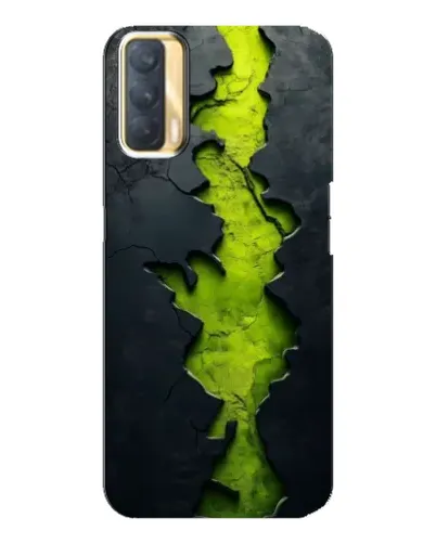 Чохол для OPPO A33 з картинкою «Салатовий розлом скелі»