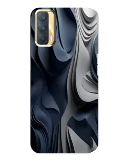 Чохол для OPPO A33 з картинкою «Об'ємні сині складки» Чохол для OPPO A33 з картинкою «Об'ємні сині складки»
