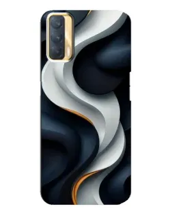 Чохол для OPPO A33 з картинкою «Об'ємні чорно-білі стрічки» Чохол для OPPO A33 з картинкою «Об'ємні чорно-білі стрічки»