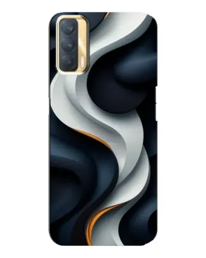 Чохол для OPPO A33 з картинкою «Об'ємні чорно-білі стрічки»