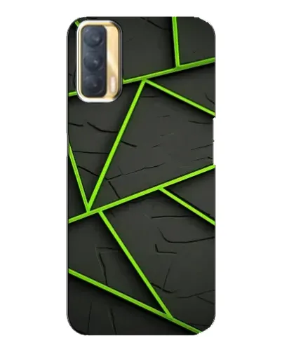 Чохол для OPPO A33 з картинкою «Зелені геометричні лінії»