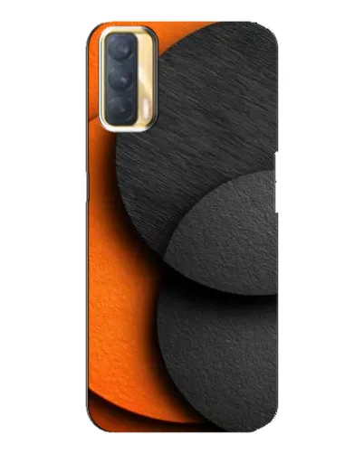 Чохол для OPPO A33 з картинкою «Геометрія помаранчевих кіл»