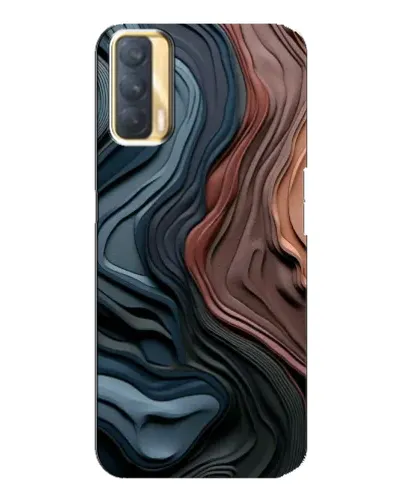 Чохол для OPPO A33 з картинкою «Кольорові хвилі каньйону»