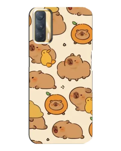 Чехол для OPPO A33 с картинкой «Капибары с апельсинами» Чехол для OPPO A33 с картинкой «Капибары с апельсинами»