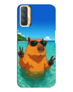 Чехол для OPPO A33 с картинкой «Морская капибара» Чехол для OPPO A33 с картинкой «Морская капибара»