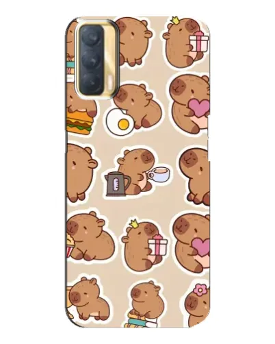Чехол для OPPO A33 с картинкой «Капибары паттерн» Чехол для OPPO A33 с картинкой «Капибары паттерн»