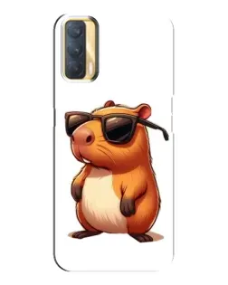 Чехол для OPPO A33 с картинкой «Капибара в очках» Чехол для OPPO A33 с картинкой «Капибара в очках»