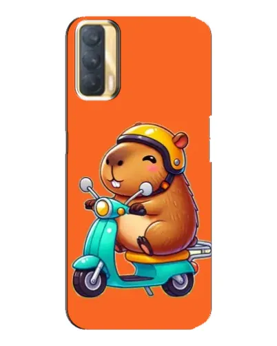 Чехол для OPPO A33 с картинкой «Капибара на скутере» Чехол для OPPO A33 с картинкой «Капибара на скутере»