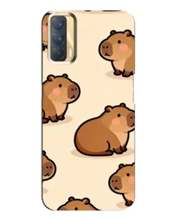 Чехол для OPPO A33 с картинкой «Паттерн милых капибар» Чехол для OPPO A33 с картинкой «Паттерн милых капибар»