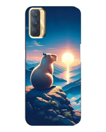 Чехол для OPPO A33 с картинкой «Закат солнца с капибарой» Чехол для OPPO A33 с картинкой «Закат солнца с капибарой»