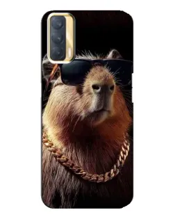 Чехол для OPPO A33 с картинкой «Капибара золотая цепь» Чехол для OPPO A33 с картинкой «Капибара золотая цепь»