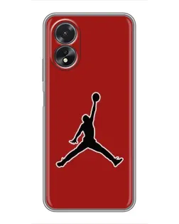 Чехол для OPPO A38 с картинкой «Jordan Red Back» Чехол для OPPO A38 с картинкой «Jordan Red Back»