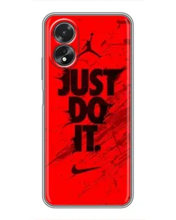 Чехол для OPPO A38 с картинкой «Nike Just Do It» Чехол для OPPO A38 с картинкой «Nike Just Do It»