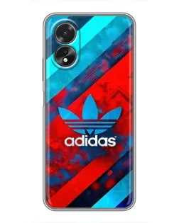 Чехол для OPPO A38 с картинкой «Абстракция Adidas» Чехол для OPPO A38 с картинкой «Абстракция Adidas»