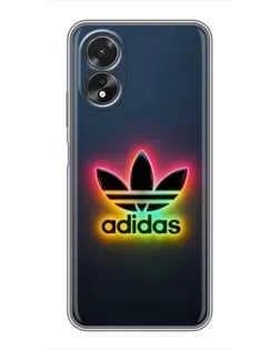 Чехол для OPPO A38 с картинкой «Неоновый Adidas» Чехол для OPPO A38 с картинкой «Неоновый Adidas»