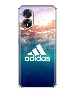 Чехол для OPPO A38 с картинкой «Океанская глубина адидас» Чехол для OPPO A38 с картинкой «Океанская глубина адидас»