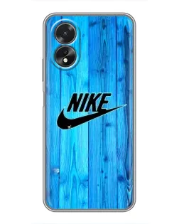 Чехол для OPPO A38 с картинкой «Голубое дерево Nike»