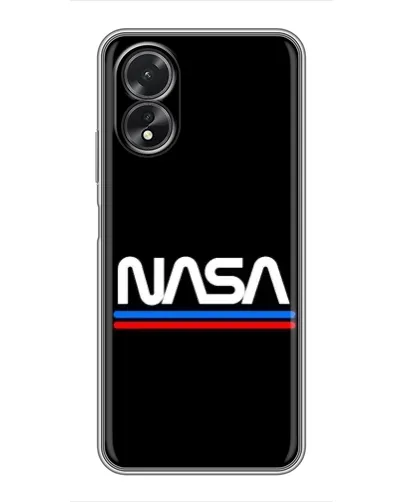 Чохол для OPPO A38 з картинкою «NASA — класика Red Blue»