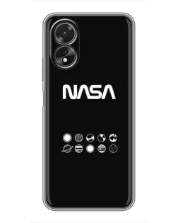 Чохол для OPPO A38 з картинкою «NASA — технічний принт»