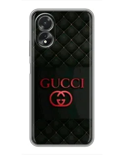 Чохол для OPPO A38 з картинкою «Gucci — стьобаний чорний» Чохол для OPPO A38 з картинкою «Gucci — стьобаний чорний»