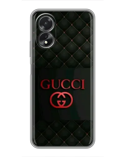Чохол для OPPO A38 з картинкою «Gucci — стьобаний чорний»