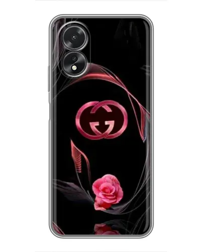 Чохол для OPPO A38 з картинкою «Gucci — неонова троянда»