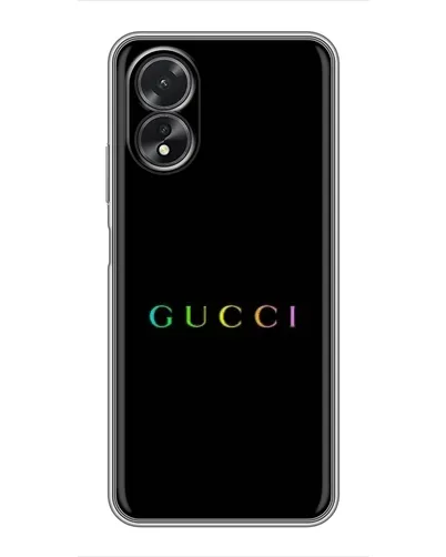 Чехол для OPPO A38 с картинкой «Gucci — неоновый минимализм» Чехол для OPPO A38 с картинкой «Gucci — неоновый минимализм»