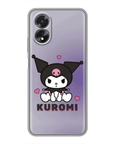 Чохол для OPPO A38 з картинкою «Kuromi — фіолетовий арт» Чохол для OPPO A38 з картинкою «Kuromi — фіолетовий арт»