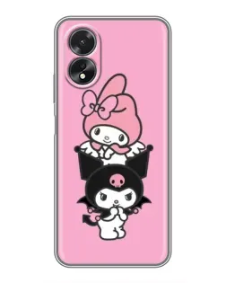 Чохол для OPPO A38 з картинкою «My Melody та Kuromi»