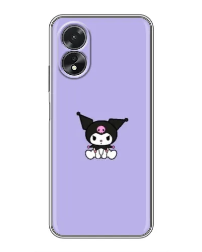 Чохол для OPPO A38 з картинкою «Kuromi — фіолетовий мінімалізм» Чохол для OPPO A38 з картинкою «Kuromi — фіолетовий мінімалізм»