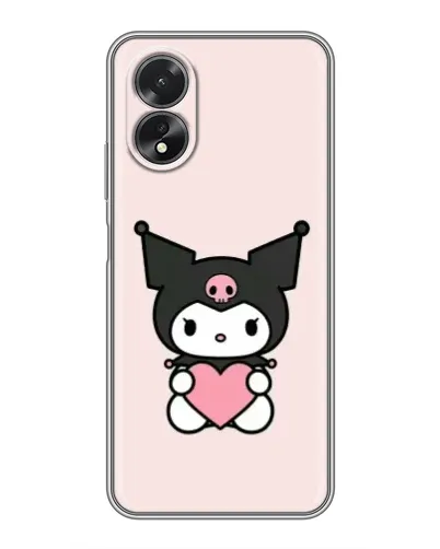 Чохол для OPPO A38 з картинкою «Kuromi та серце» Чохол для OPPO A38 з картинкою «Kuromi та серце»