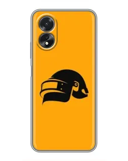 Чехол для OPPO A38 с картинкой «PUBG — золотой шлем» Чехол для OPPO A38 с картинкой «PUBG — золотой шлем»