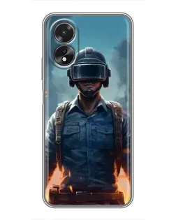 Чехол для OPPO A38 с картинкой «PUBG — реалистичный герой» Чехол для OPPO A38 с картинкой «PUBG — реалистичный герой»
