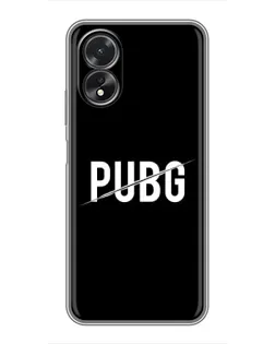 Чехол для OPPO A38 с картинкой «PUBG — белый логотип» Чехол для OPPO A38 с картинкой «PUBG — белый логотип»