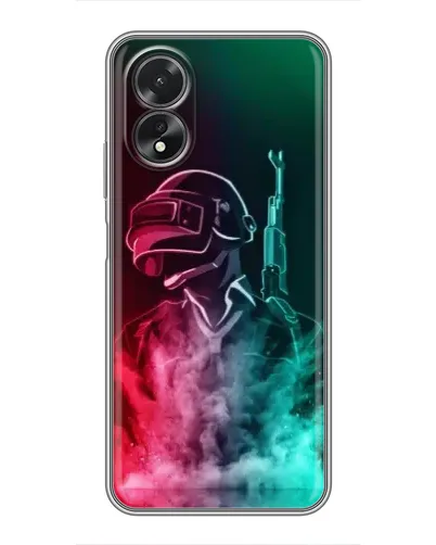 Чохол для OPPO A38 з картинкою «PUBG — вогняний воїн» Чохол для OPPO A38 з картинкою «PUBG — вогняний воїн»