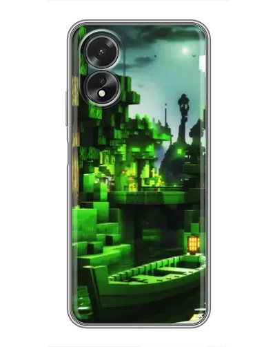 Чехол для OPPO A38 с картинкой «Minecraft лесной пейзаж» Чехол для OPPO A38 с картинкой «Minecraft лесной пейзаж»