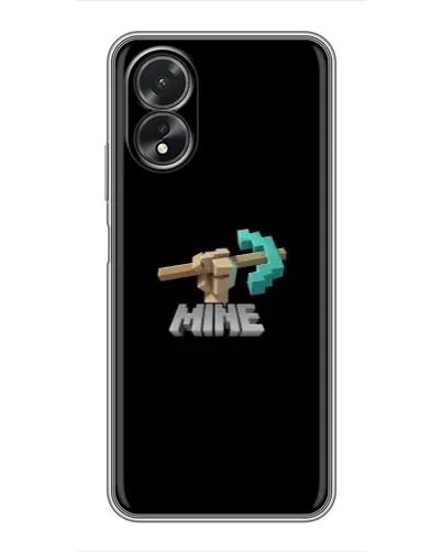 Чехол для OPPO A38 с картинкой «Алмазная кирка» Чехол для OPPO A38 с картинкой «Алмазная кирка»