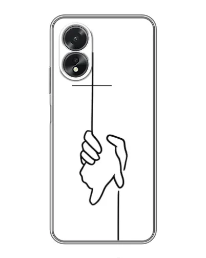 Чохол для OPPO A38 з картинкою «Рука тримає» Чохол для OPPO A38 з картинкою «Рука тримає»