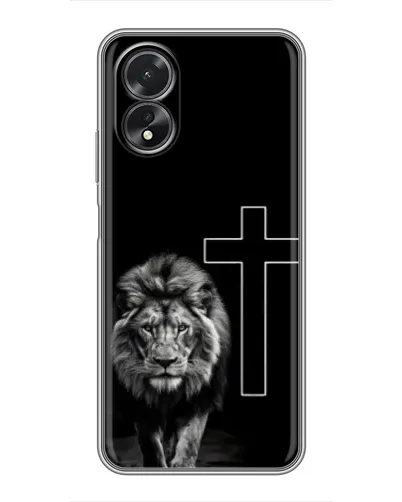Чохол для OPPO A38 з картинкою «Лев та Хрест» Чохол для OPPO A38 з картинкою «Лев та Хрест»