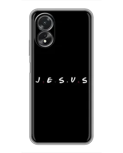 Чохол для OPPO A38 з картинкою «Крапки віри J.E.S.U.S.»