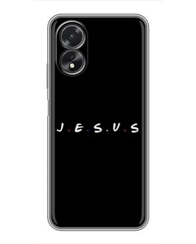Чохол для OPPO A38 з картинкою «Крапки віри J.E.S.U.S.» Чохол для OPPO A38 з картинкою «Крапки віри J.E.S.U.S.»