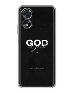 Чохол для OPPO A38 з картинкою «GOD — Бог над усім»