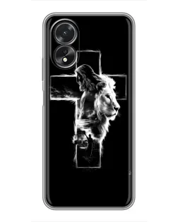 Чехол для OPPO A38 с картинкой «Сияющий крест Jesus» Чехол для OPPO A38 с картинкой «Сияющий крест Jesus»